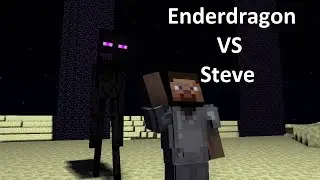 Steve vs Enderdragon (Minecraft 3D Animation)