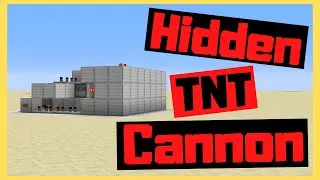 How To Build a Easy Hidden Tnt cannon [Tutorial]