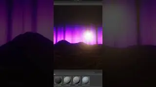 Unity Shader Aurora Simulation