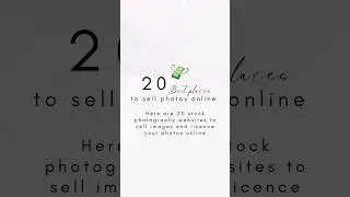 20 best places to sell photos online