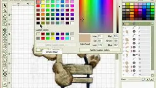 Embird Studio. lion cub digitizing