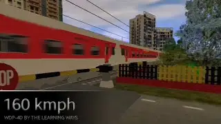 WDP4D with its Maximum Speed Crossing High Speed | Trainz Simulator