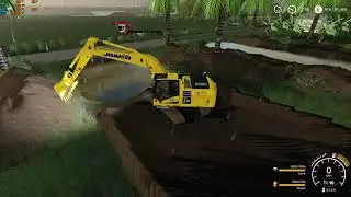 FS19 ขุดลอกดินสวนป้าคำ