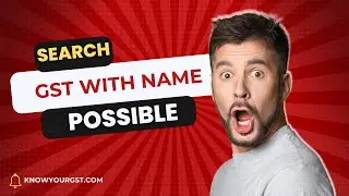 Search GST number by name #knowyourgst #gstbyname