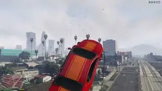 ✅Форд Мустанг против поезда GTA59