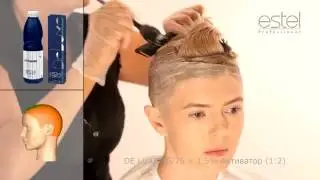 покраска волос, обесцвечивание, тонирование косметика ESTEL