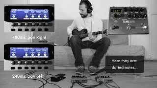 Ambient Guitar Tutorial: Two Stacking Delays dotted – Strymon Timeline, Roland VG 99