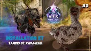 Entrainement Cosmo - Installation et premier taming   - ARK ABERRATION #2