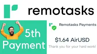 5th Payment of $ 1.64 from Remotasks | Auto Weekly Payment