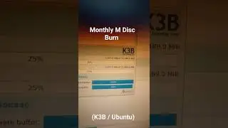 Burning An M Disc (Monthly Video Archive / Backup) 