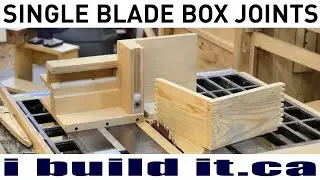 How To Make Box Joints With A Single Blade