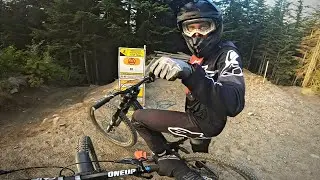 He almost died riding ALINE in the Whistler Bike Park