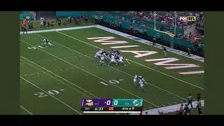 “Tyreek Hill has to backpedal, what a kick!”