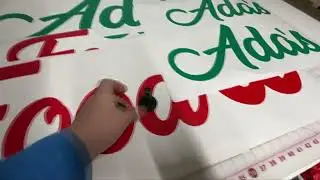 Corte de vinyl para letreros en traila