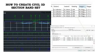 how to create Civil 3D Section Views and Section Band Styles