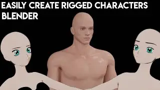 Easily Create Rigged Characters in Blender 2.9 (MB-Lab Addon)