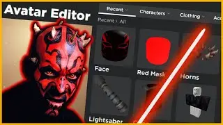 How to Make the BEST Darth Maul Avatar on ROBLOX