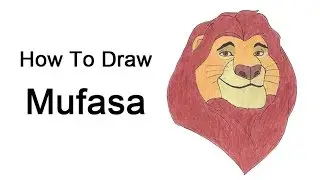 How to Draw Mufasa from the Lion King