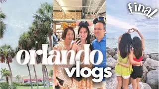 ORLANDO VLOGS FINAL | Beach Day at Siesta Key, Disney Springs, La Vang Farm