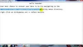 How to recover your data from Sticky Notes! Easy way