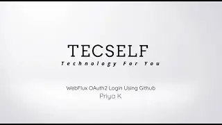 WebFlux OAuth2.0 Login Using Github