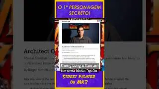 STREET FIGHTER FEZ MORTAL KOMBAT CRIAR UM DOS MAIORES SEGREDOS DOS GAMES