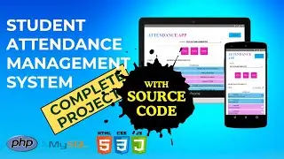 Student Attendance Management System With SOURCE CODE 