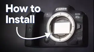 Kolari Magnetic Clip-in Filter For Canon RF | Installation Tutorial