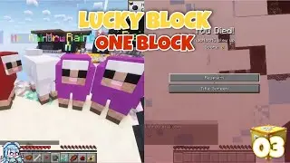 GACHA BRUTAL LUCKY BLOCK!!! MINECRAFT TAPI LUCKY BLOCK ONE BLOCK 03