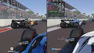SteamOS vs Windows 11 - F1 2022 - Steam Deck