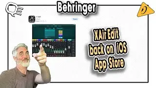 XAir Edit is back on the iOS app store