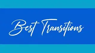 Transition ( Blue and Dark blue ) - Green Screen || By Green Screen Tutorial