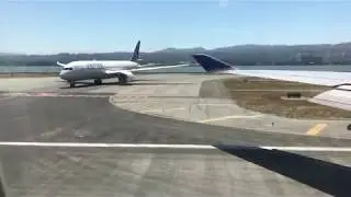 United Boeing 747-400 Takeoff San Francisco (Last year of service)
