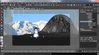 Adding a background image with an image plane in Maya