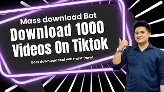 How To Bulk Download Tiktok Videos | Download Tiktok Video In Bulk