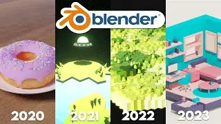 3D Project Reel | Blender/Unity Progression (2020-2023)