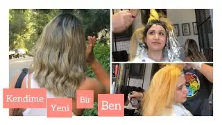 YENİ SAÇLARIM 💇🏼‍♀️ | SARIŞIN OLDUM