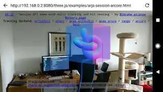 AR.js on ARcore first version