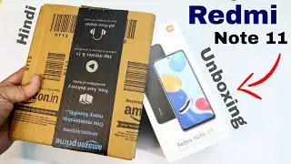 Xiaomi redmi note 11 🔥 Redmi note 11 unboxing & first look | Amazon first sale retail unit [ Hindi ]