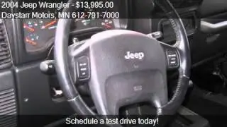 2004 Jeep Wrangler Unlimited 4WD 2dr SUV for sale in Minneto