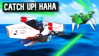 We Built HIGH SPEED Hover Bikes For BATTLE!
