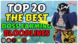 TOP 20 BOSS FARMING Bloodlines in Shindo Life | Shindo Life  Bloodline Tier List