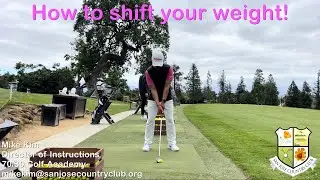 How to shift your weight!