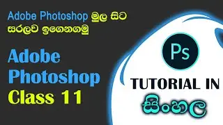 Photoshop basic class 11 | Tutorial in Sinhala