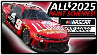 ALL 2025 NASCAR PAINT SCHEMES!!! (*UPDATED*)