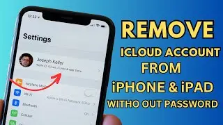 How To Remove Any iCloud ID From iPhone And iPad Without Password Phone Number Or Email ✅
