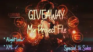 Giveaway My Project File Alight Motion (Preset AMV)