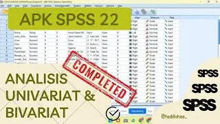 LENGKAP! Menguji Data Analisis Univariat dan Analisis Bivariat Menggunakan SPSS Versi 22 |Fadillahas