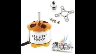 замер тяги мотора 2212 1000kv