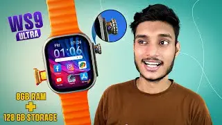 4G WS9 Ultra Android Smartwatch 🔥 With 8GB Ram + 128GB Storage | 2.01 Inches HD Display, PlayStore⚡️